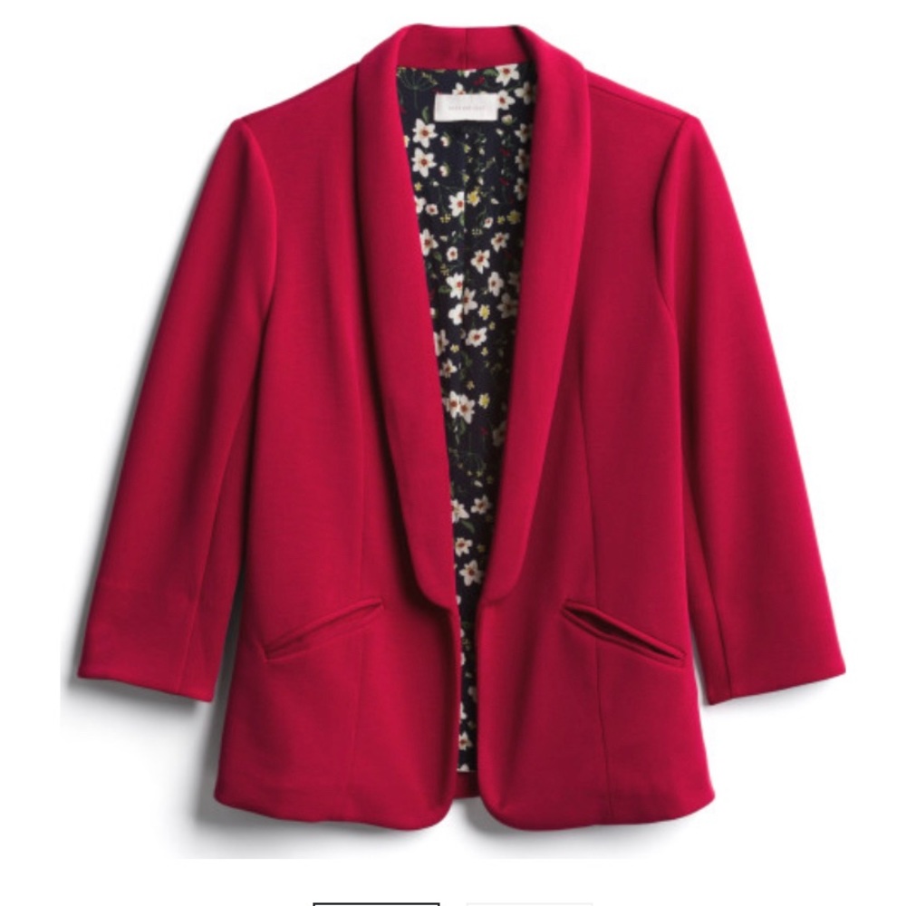 Stitch Fix “Skies Are Blue” Red Blazer S NWT